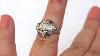 Suffragette 9k 9ct Gold Amethyst Emerald Pearl Diamond Art Deco Ins Ring Free Sz